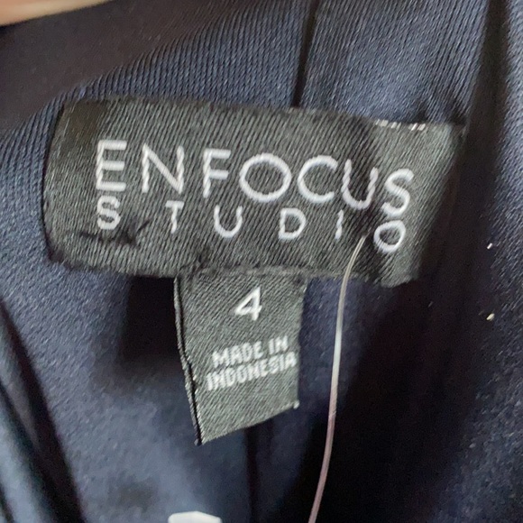 Enfocus Studio dress color dark blue Size 4 - Picture 8 of 8